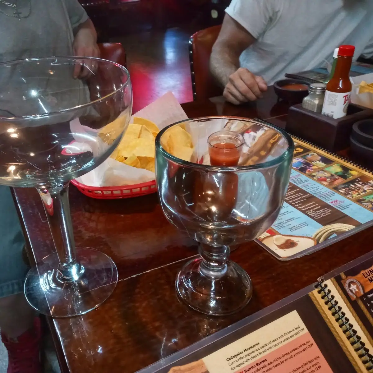 Frozen Margarita Sizes
