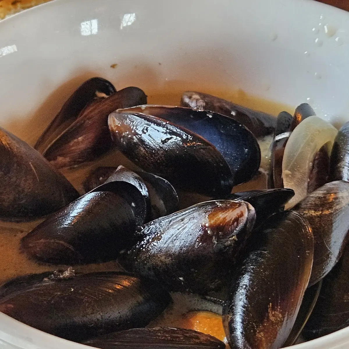 Steamed Mussels
