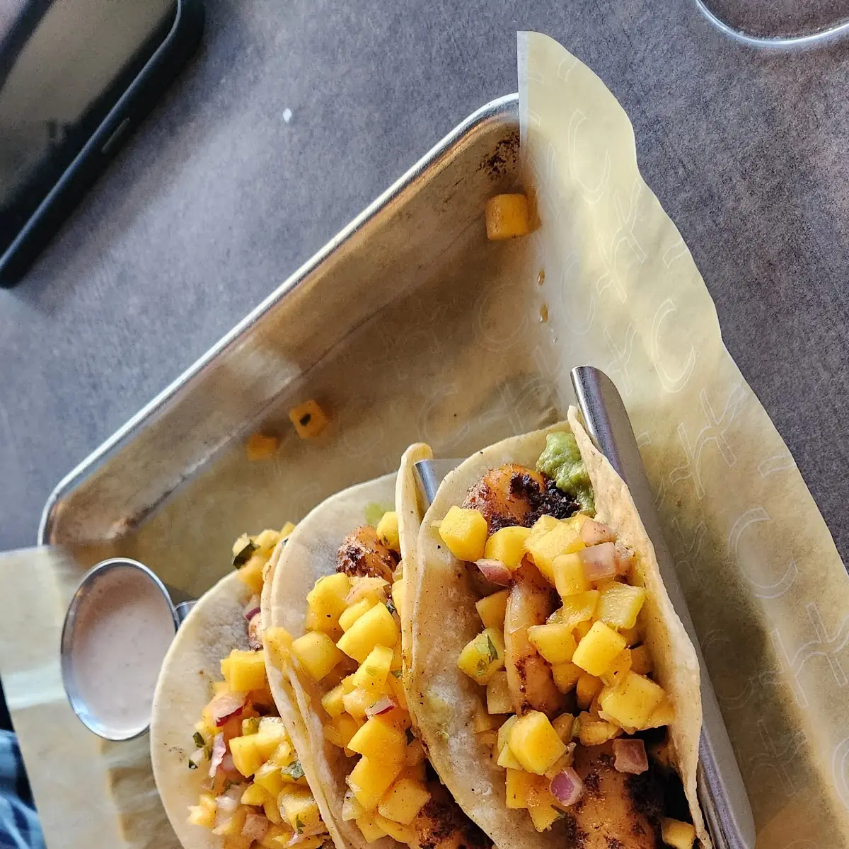 Mango Shrimp Tacos