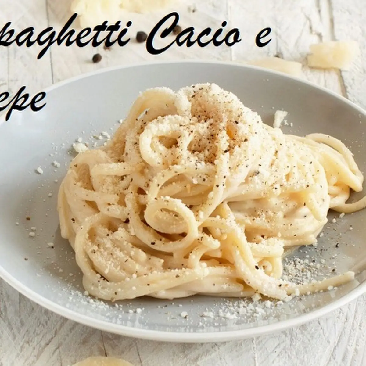 Spaghetti Cacio E Pepe