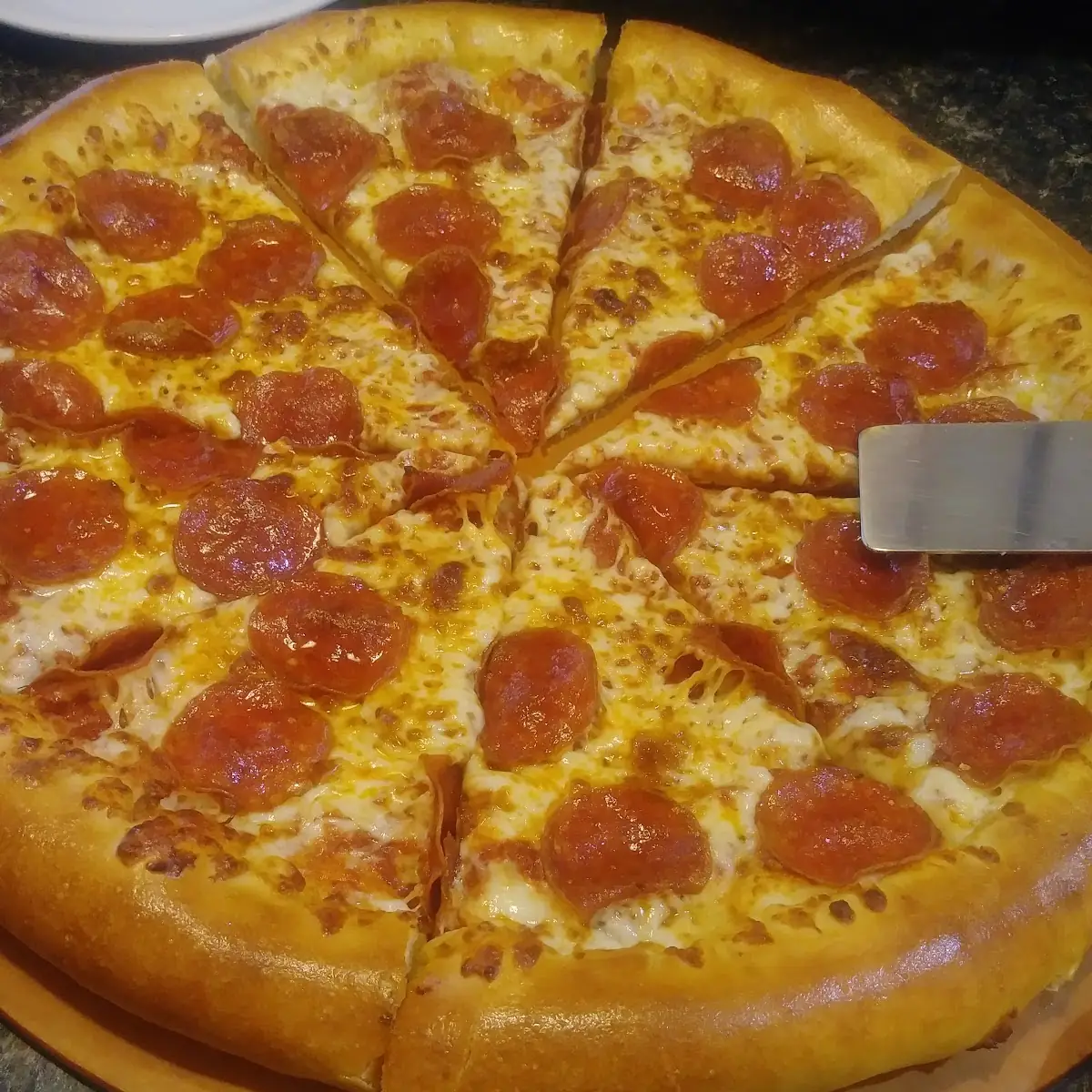 Stuffed Crust Pepperoni Pizza