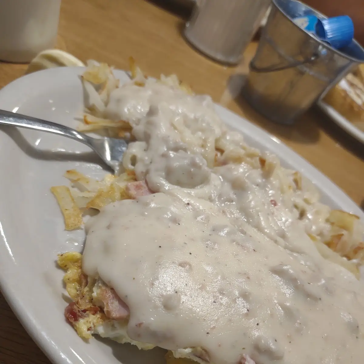 Meat Lovers Omelette Sausage Gravy Added On