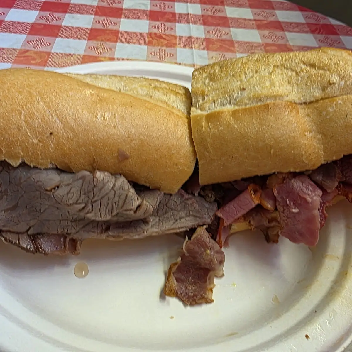 Beef Dip with Potato Salad