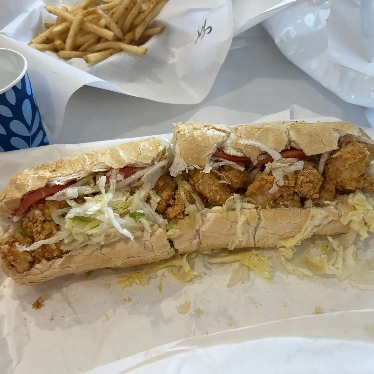 Kids Fried Shrimp Poboy