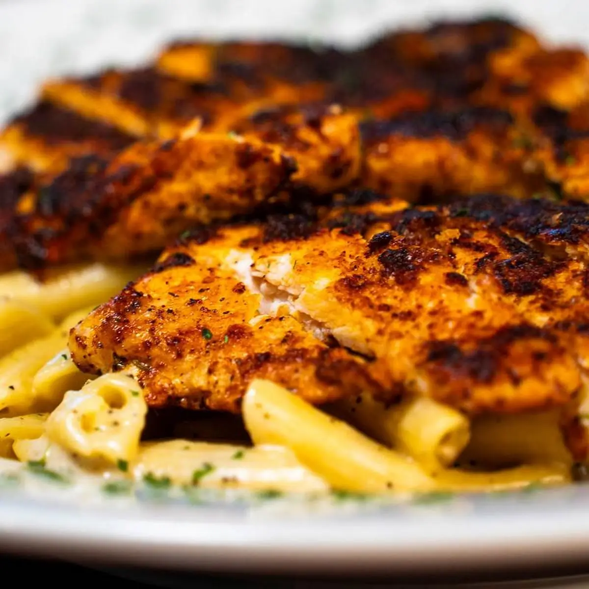 Blackened Chicken Alfredo