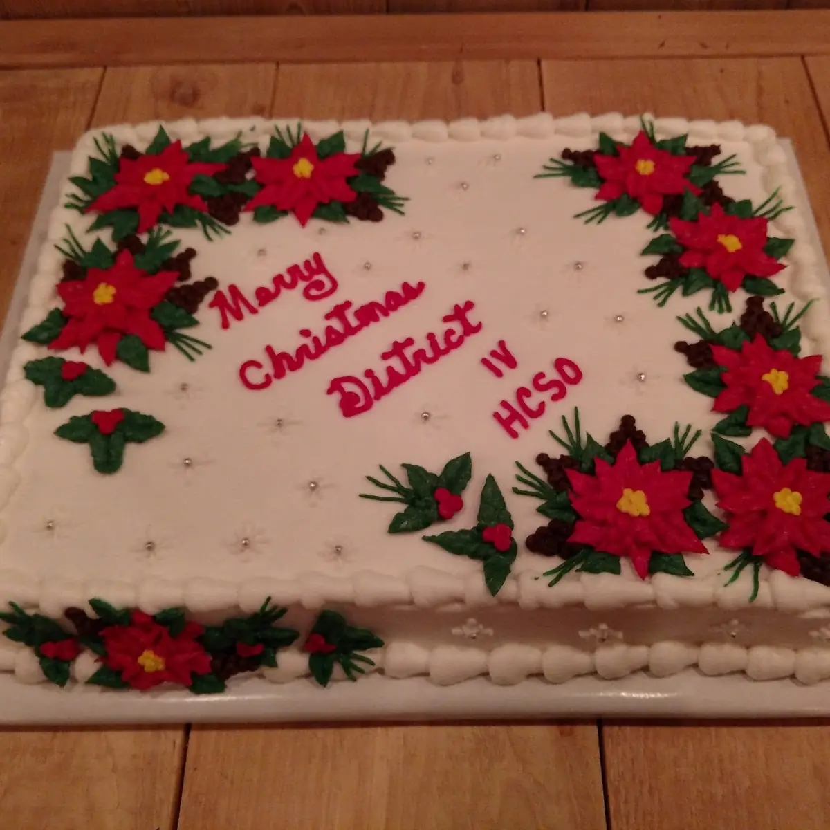 Personal Christmas Cake