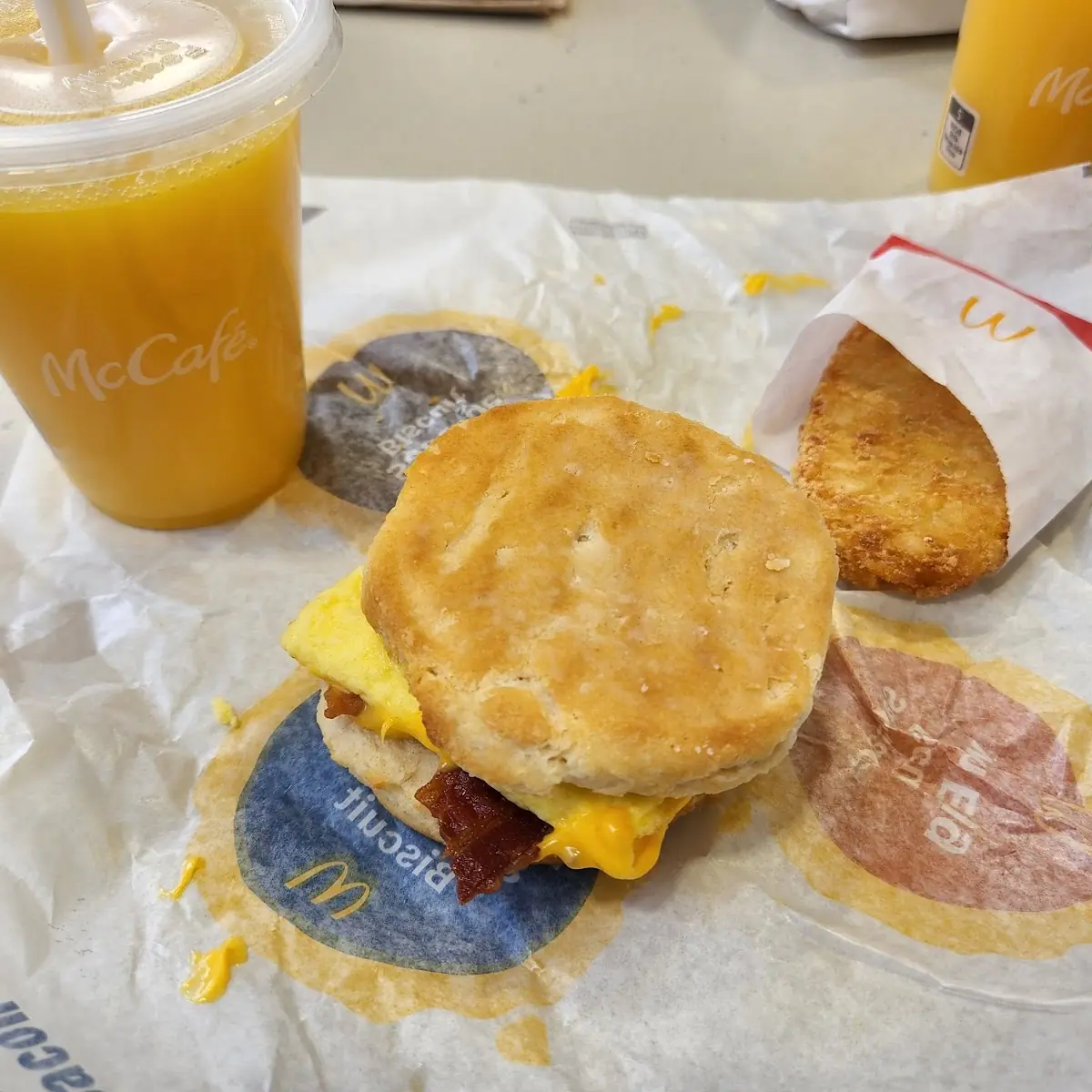 Bacon Egg and Cheese Sandwich