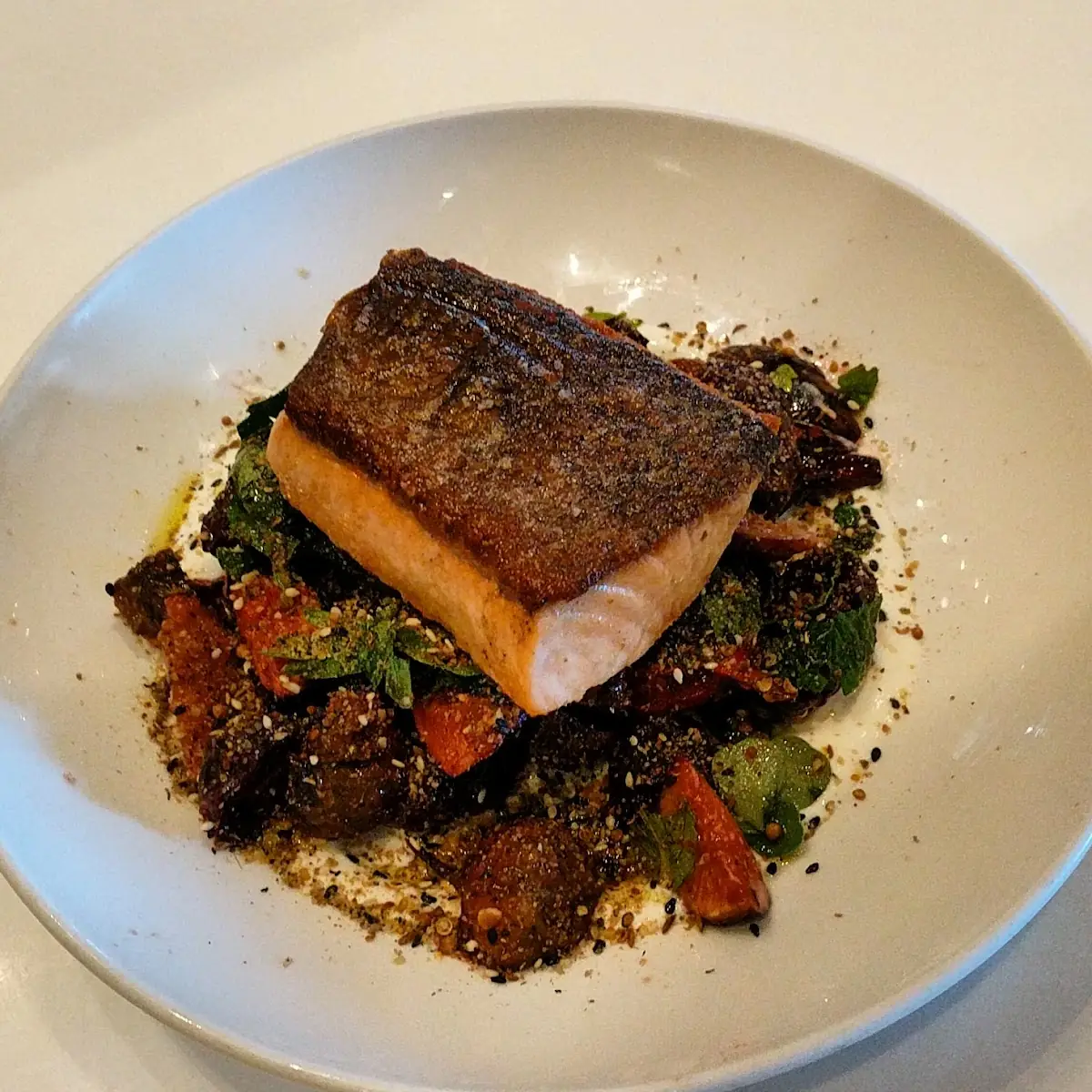 Pan Roasted Local White Bass