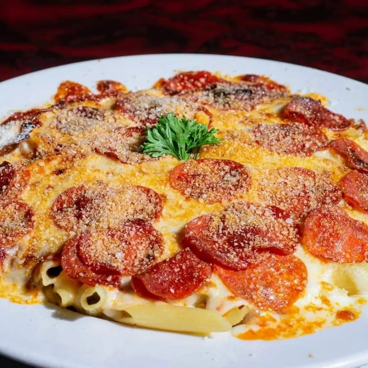 Pepperoni Pizza Mac & Cheese