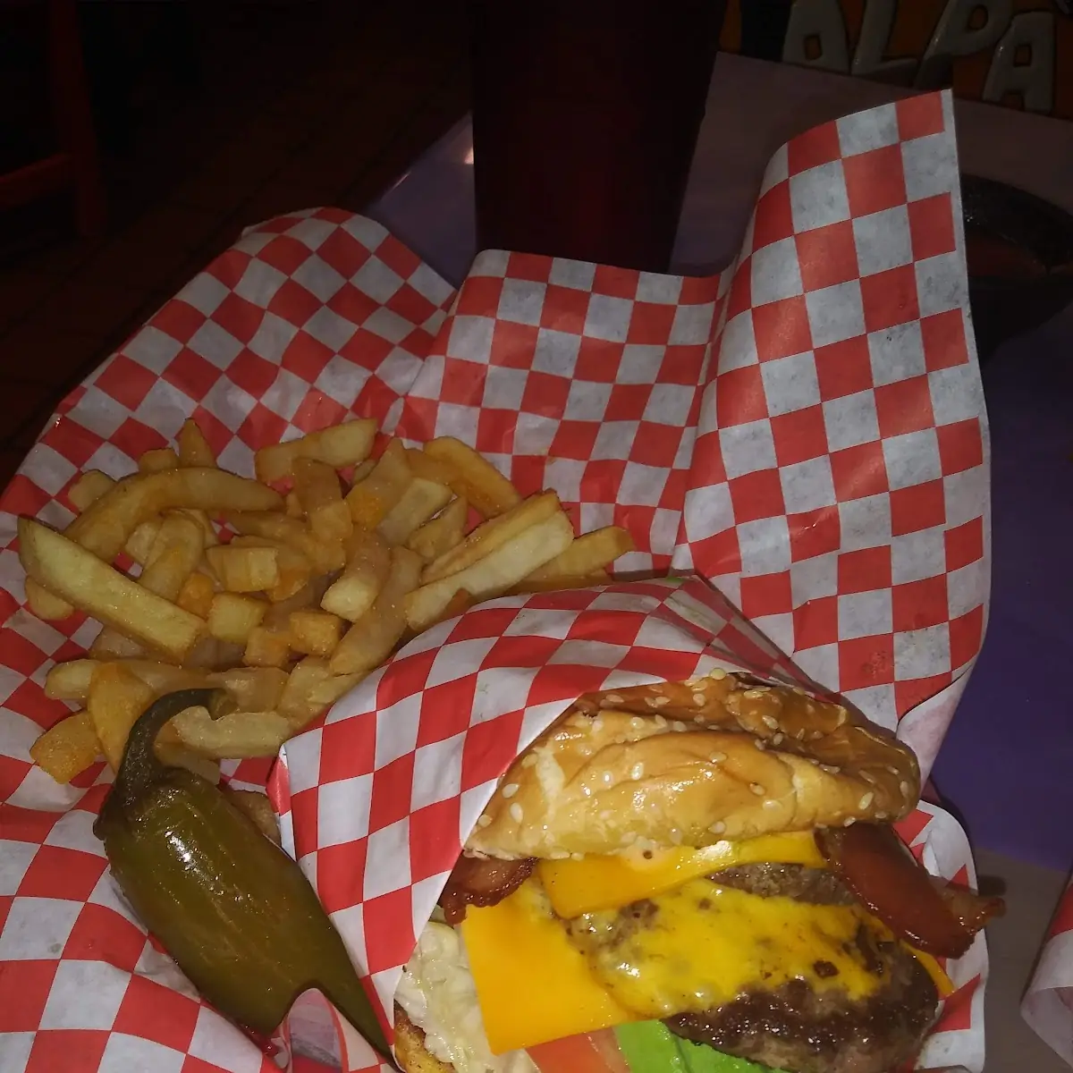 Avocado Double Cheeseburger