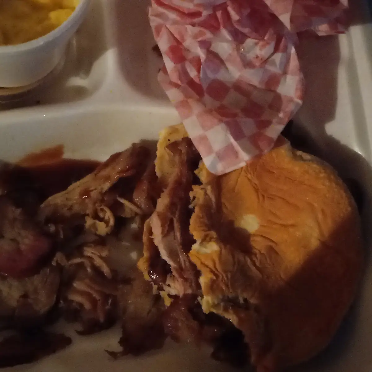 Pulled Pork Sandwich Sliced Pork Sandwich