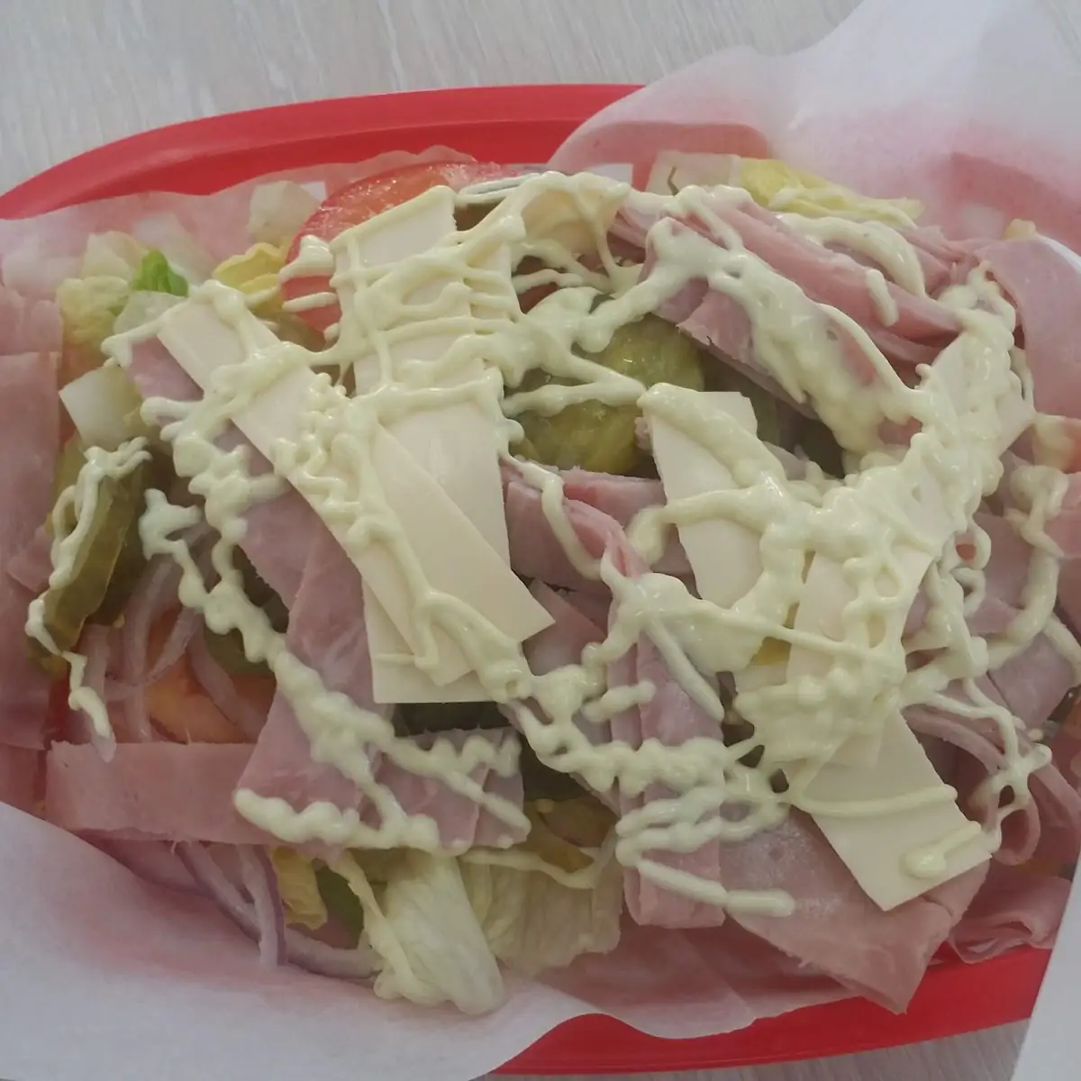 Ham and Cheese Sandwich Without Bread