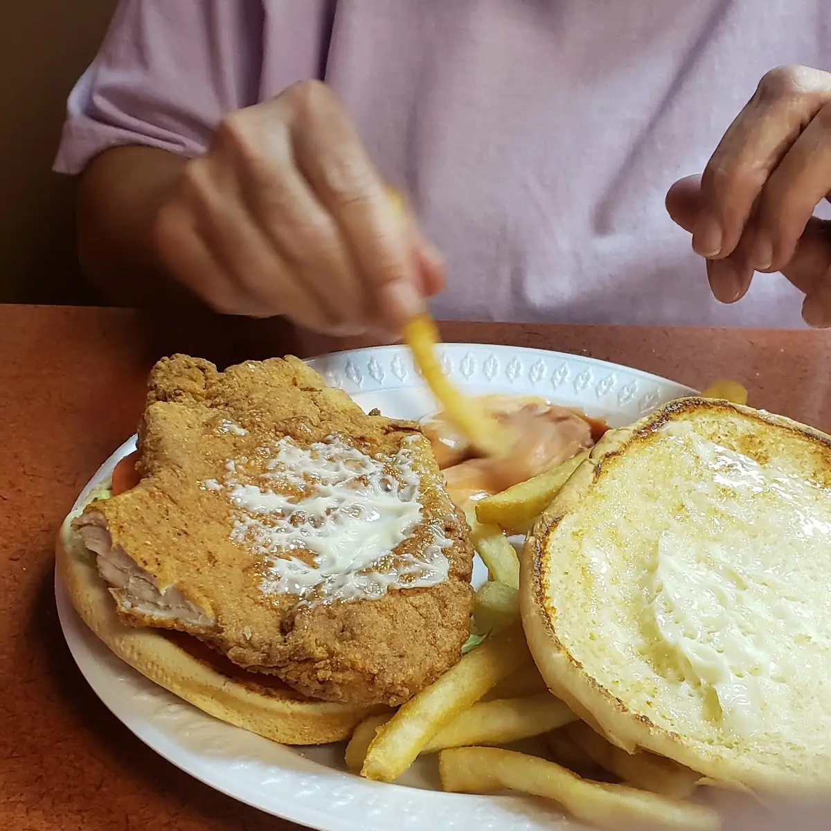 Pork Chop Sandwich