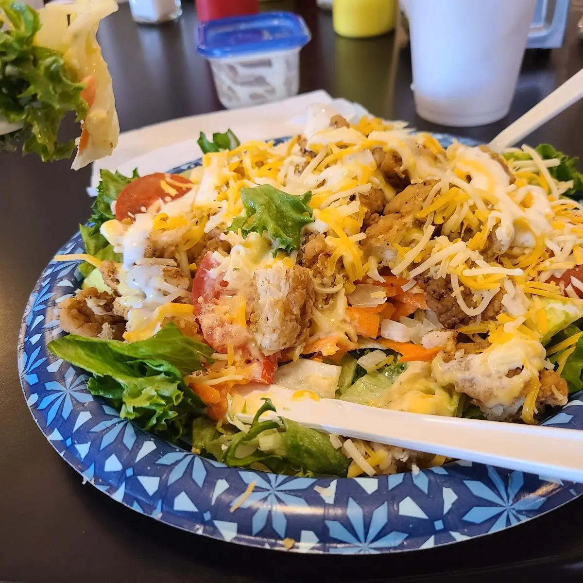 Crispy Chicken Salad