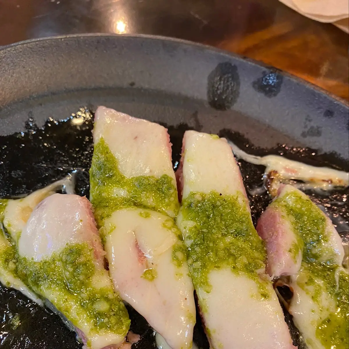 Mozzarella Cheese and Pesto Sauce