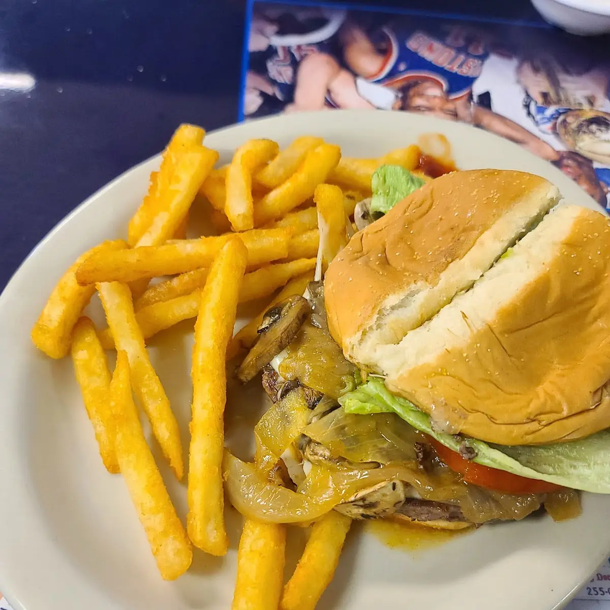Mushroom & Swiss Burger