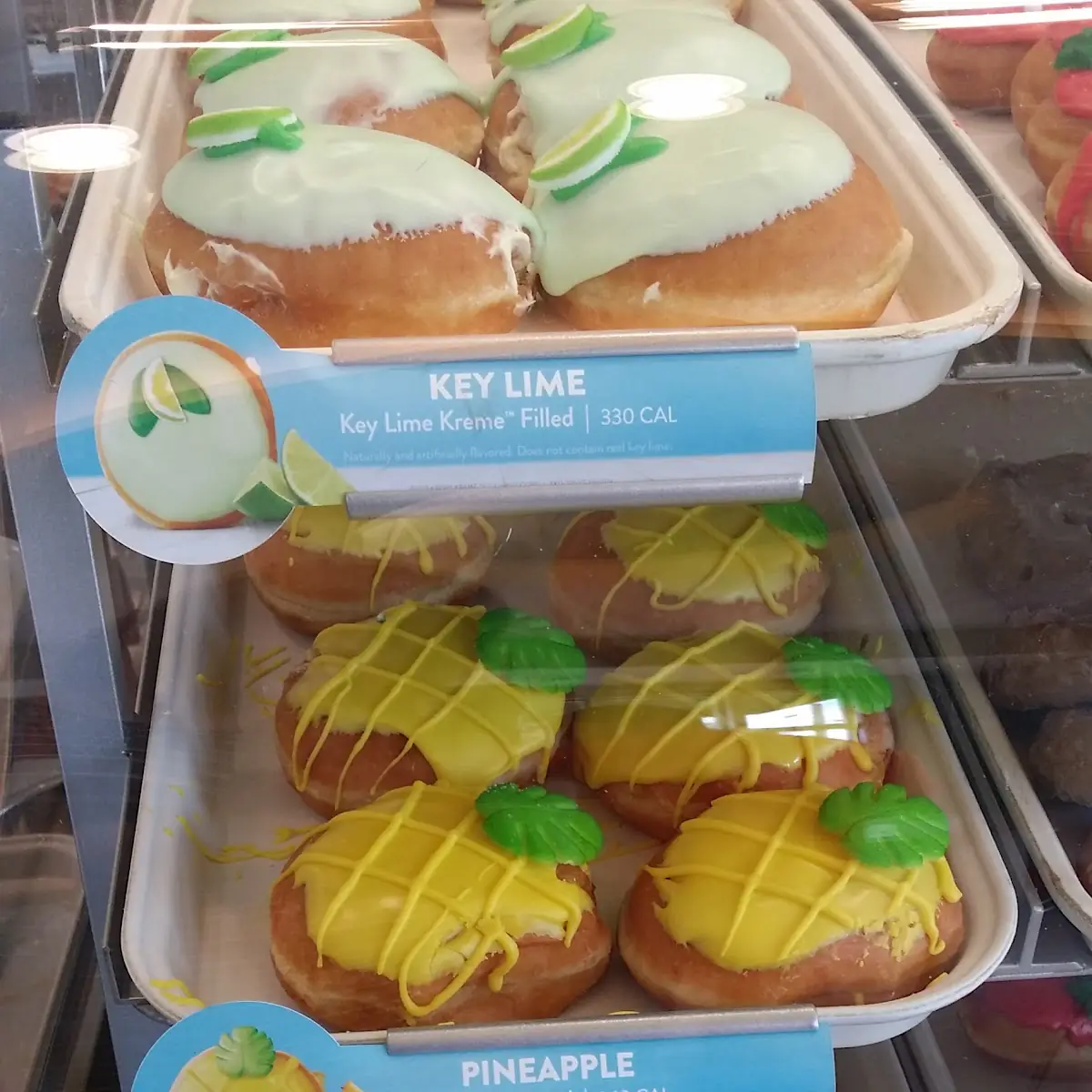 Key Lime and Pineapple Filled Donuts