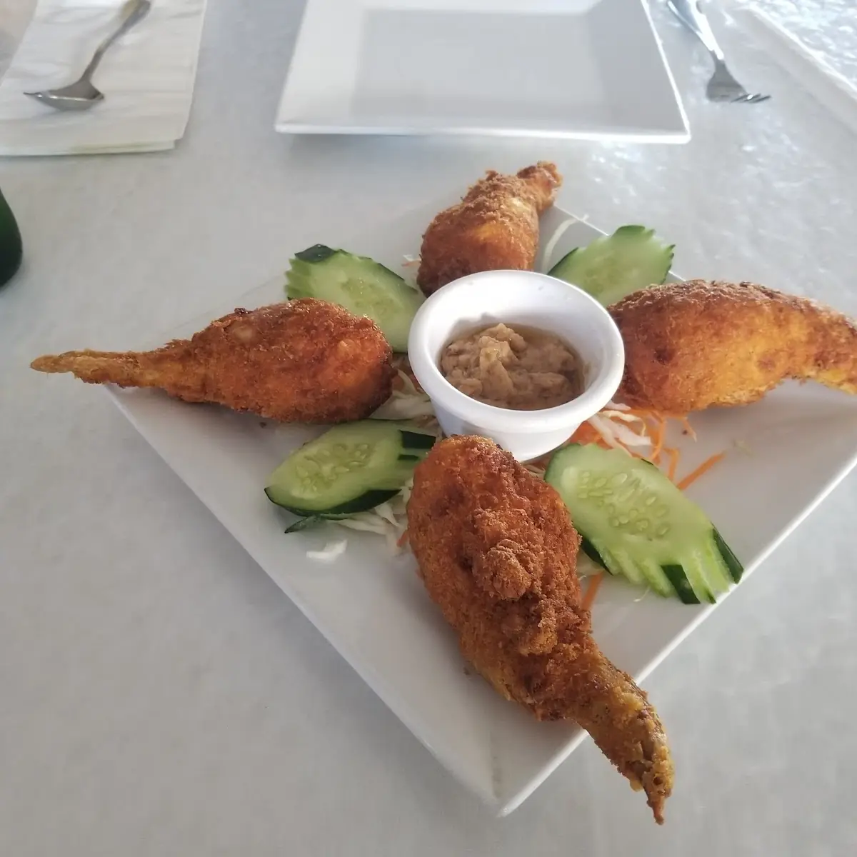 Thai Stuffed Chicken Wings