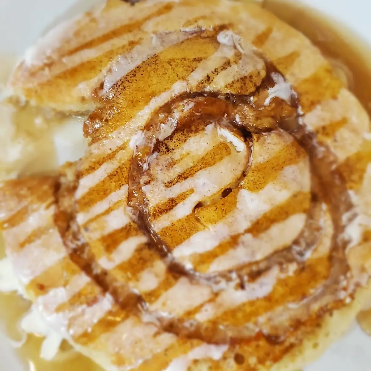 Cinnamon Roll Pancakes -2