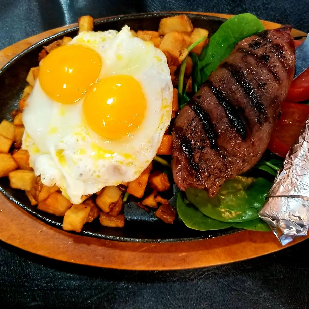 Flame-Grilled Steak & Eggs