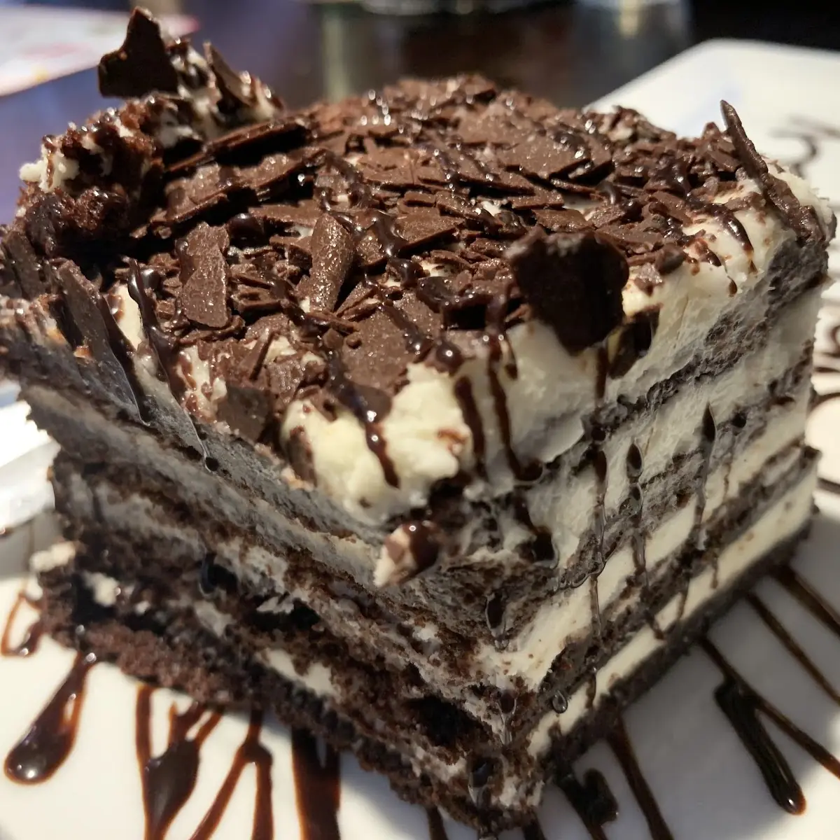 Chocolate Brownie Lasagna