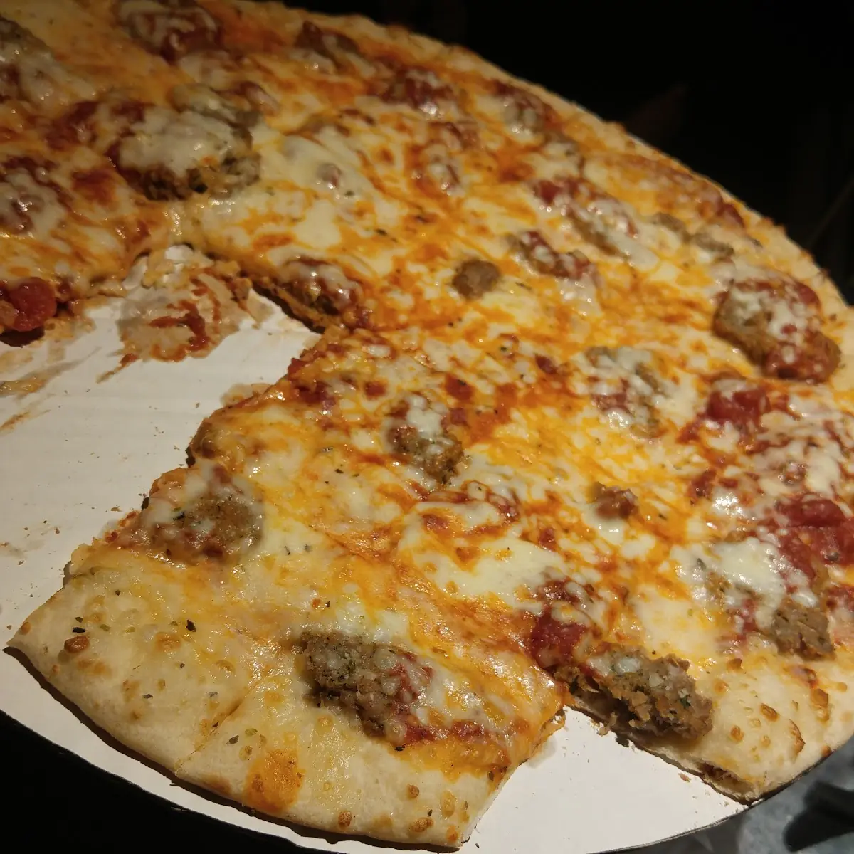 Meatball Pizza
