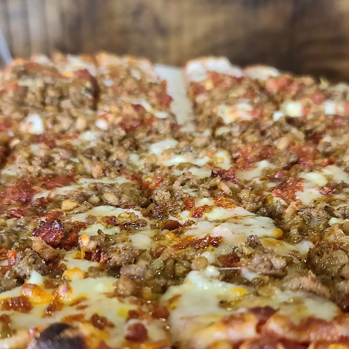 Sausage and Pepperoni Pizza