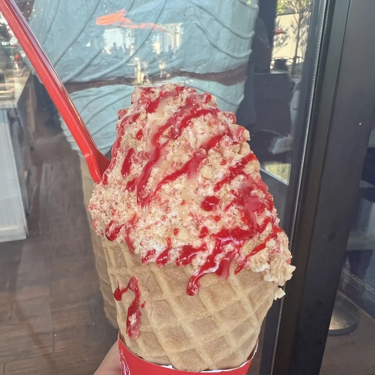 Strawberry Shortcake Ice Cream Cone