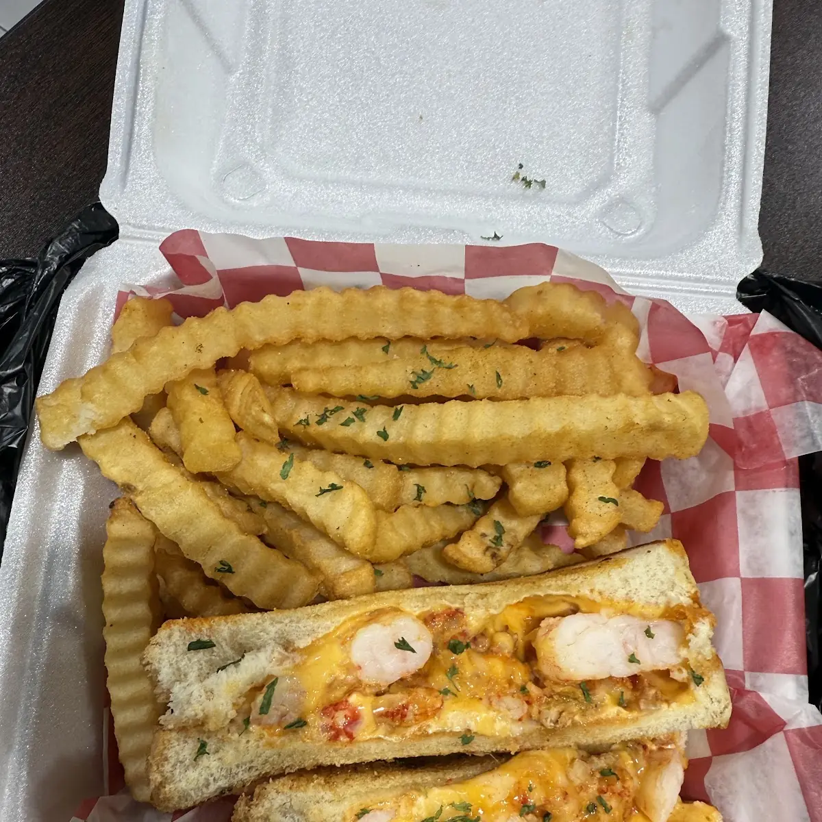 Seafood Grilled Cheese