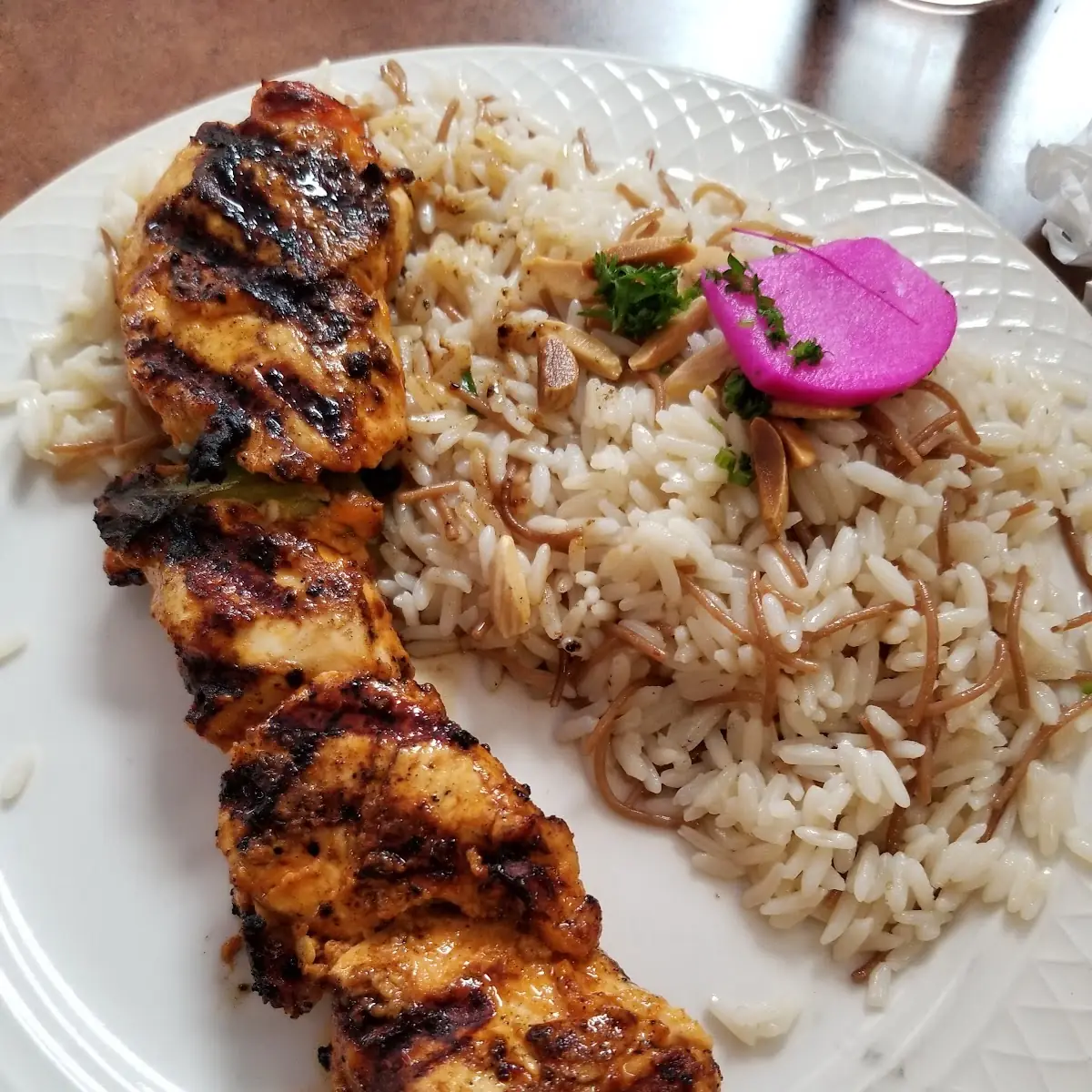 Chicken Kebab Lunch Special