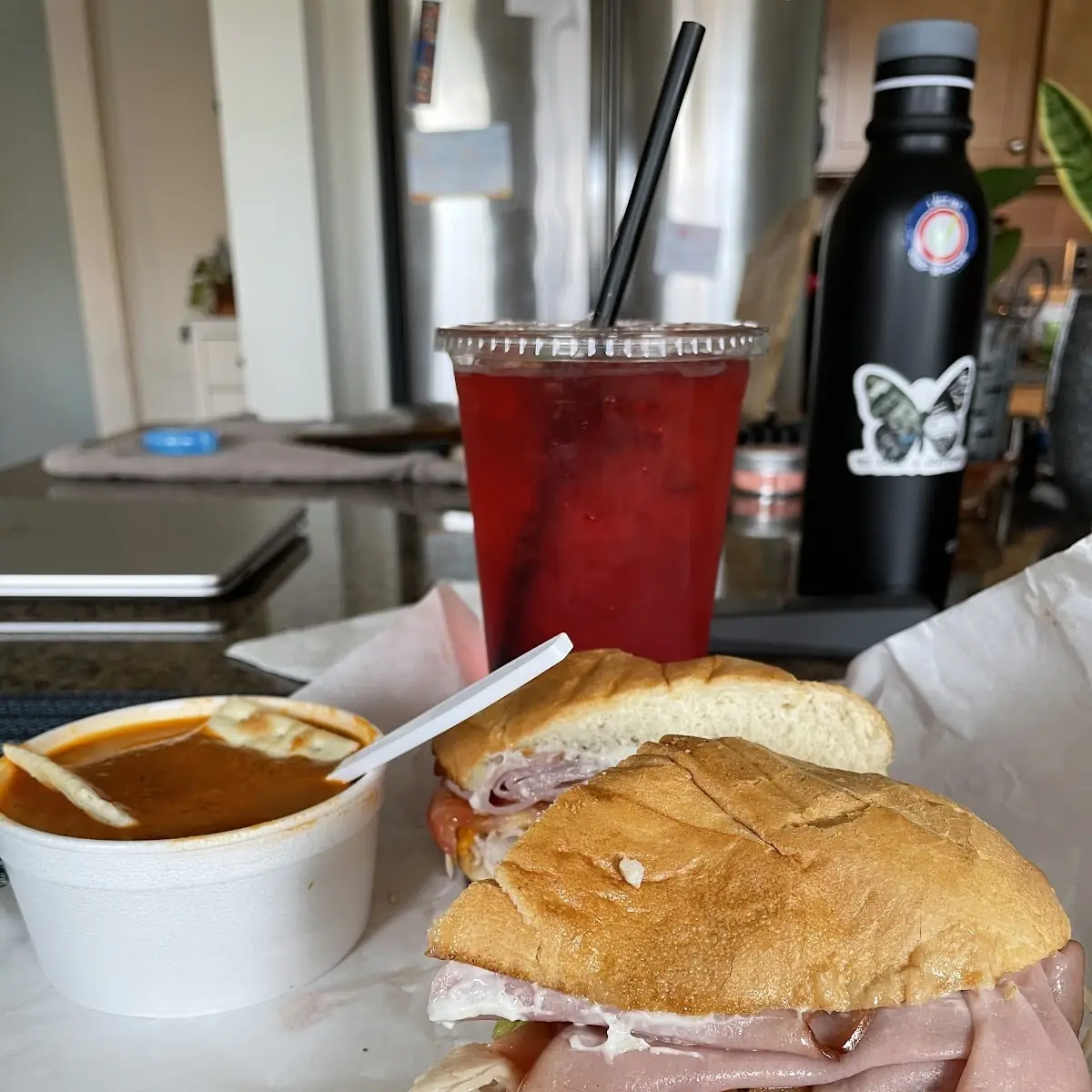 Turkey Bacon w Tomato Soup