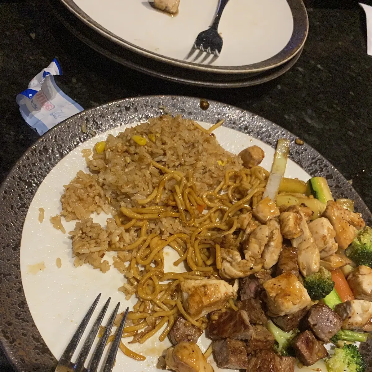 Salmon and Steak Was Great