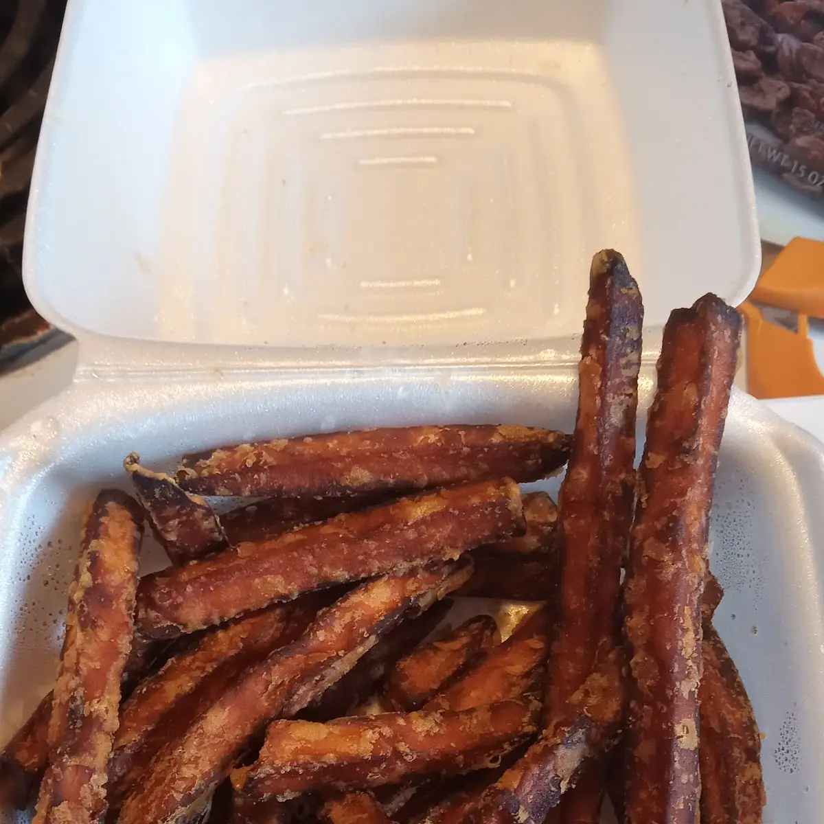 Burnt Sweet Potato Fries