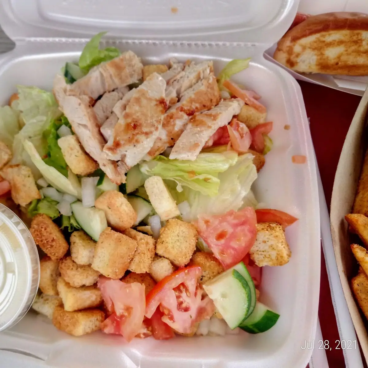Chicken Strip Salad