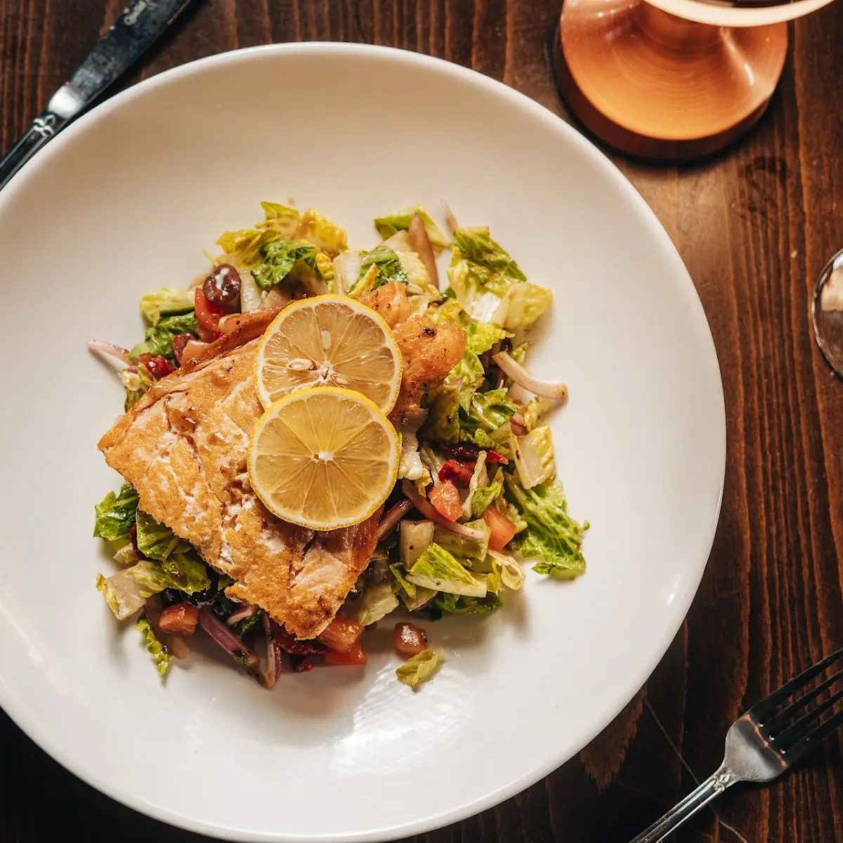 Grilled Salmon Salad