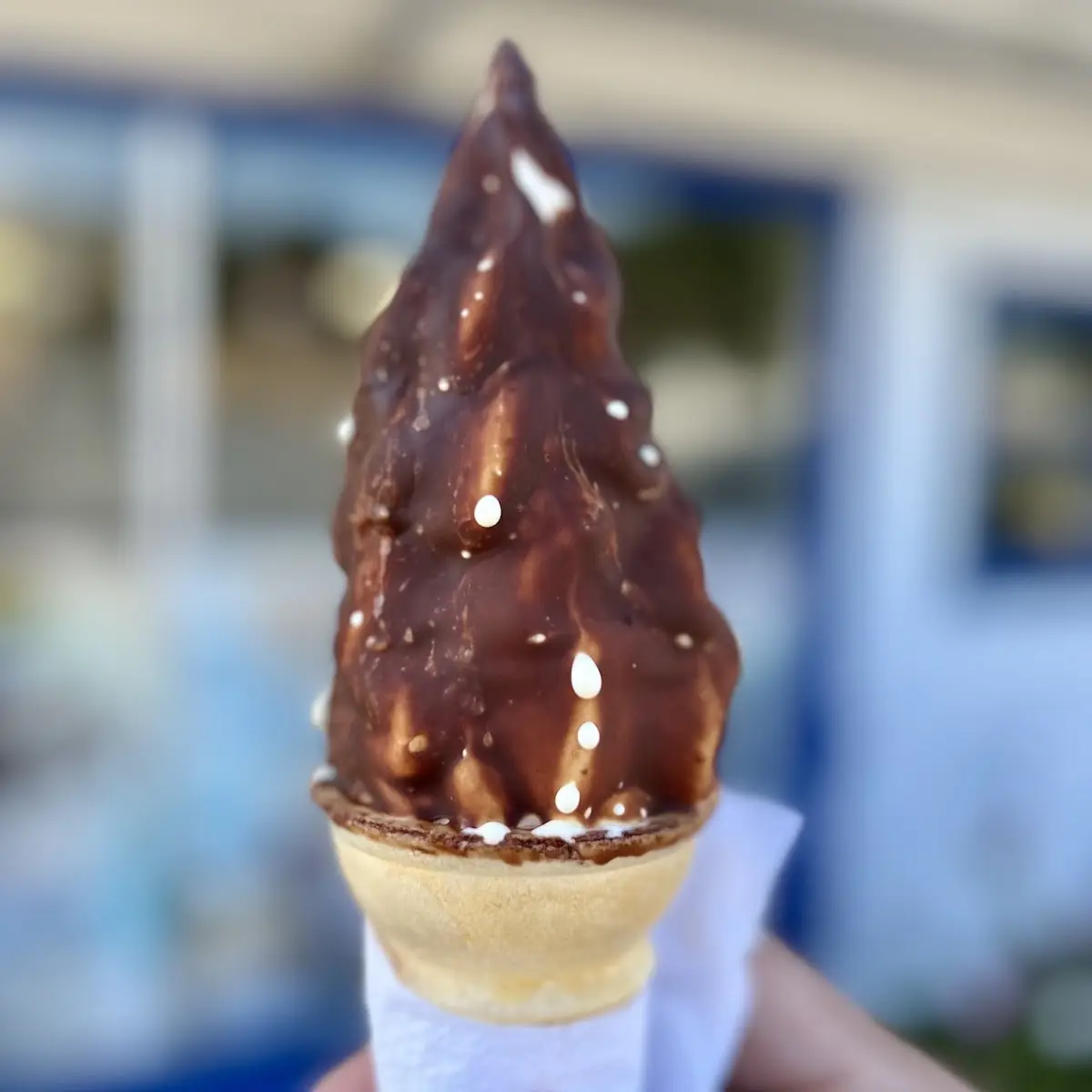 Chocolate Dipped Ice Cream Cone