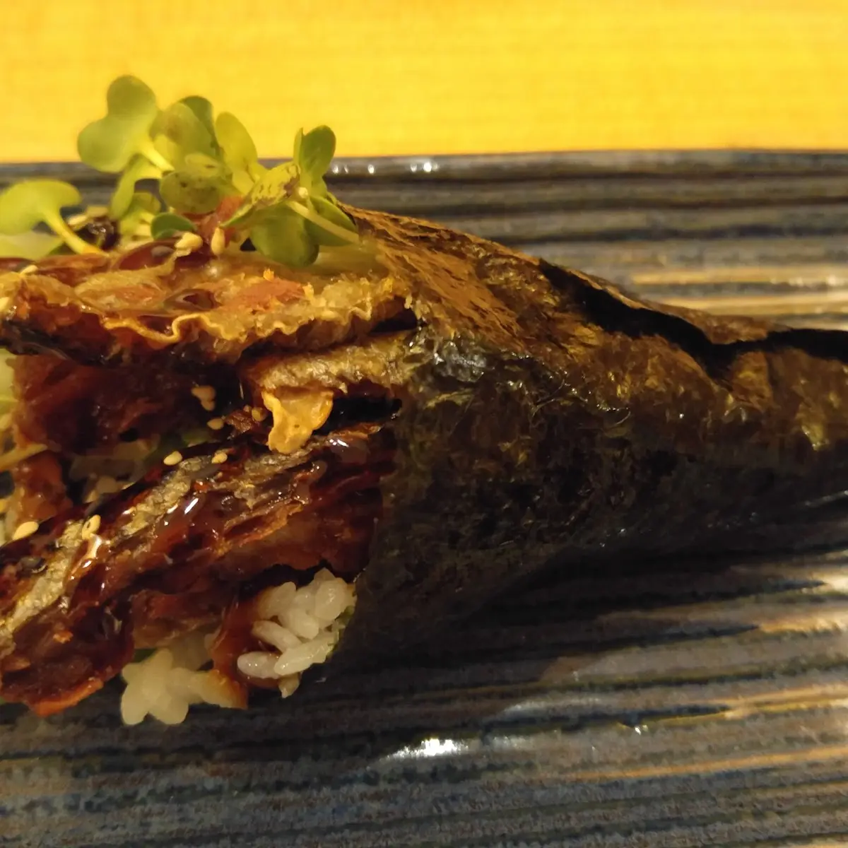 Salmon Skin Hand Roll