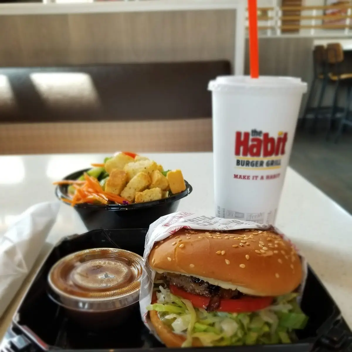 Teriyaki Char Burger Side Salad