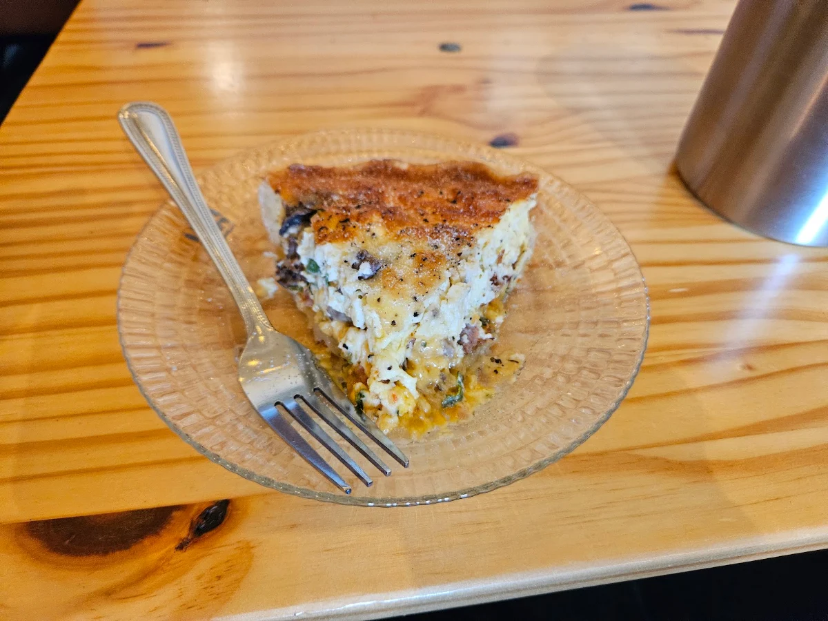 Ham Cheese and Veggie Quiche