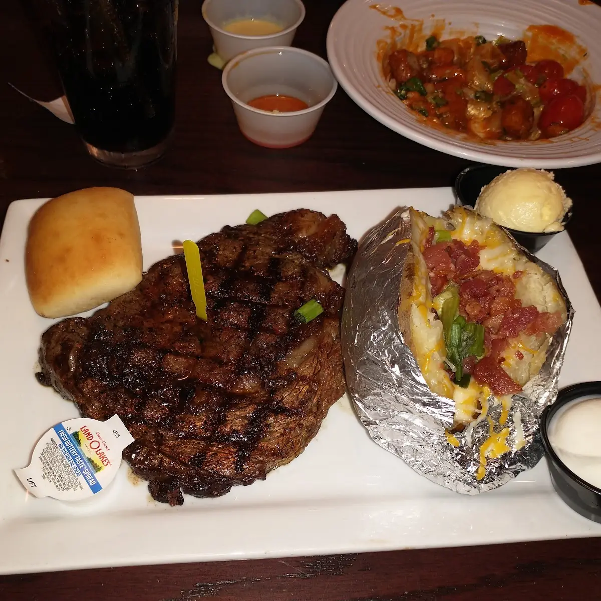 10oz Steak and Baked Potato