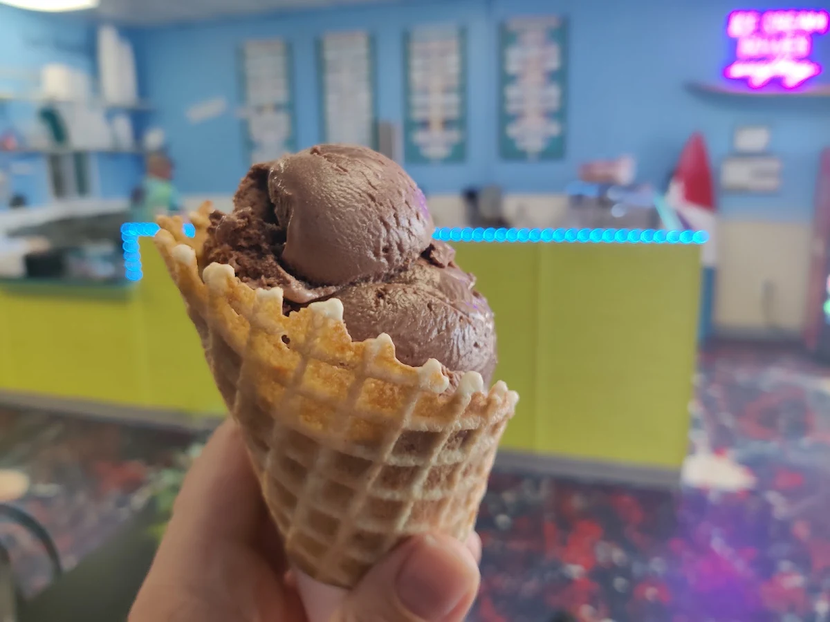 Chocolate Ice Cream Cone