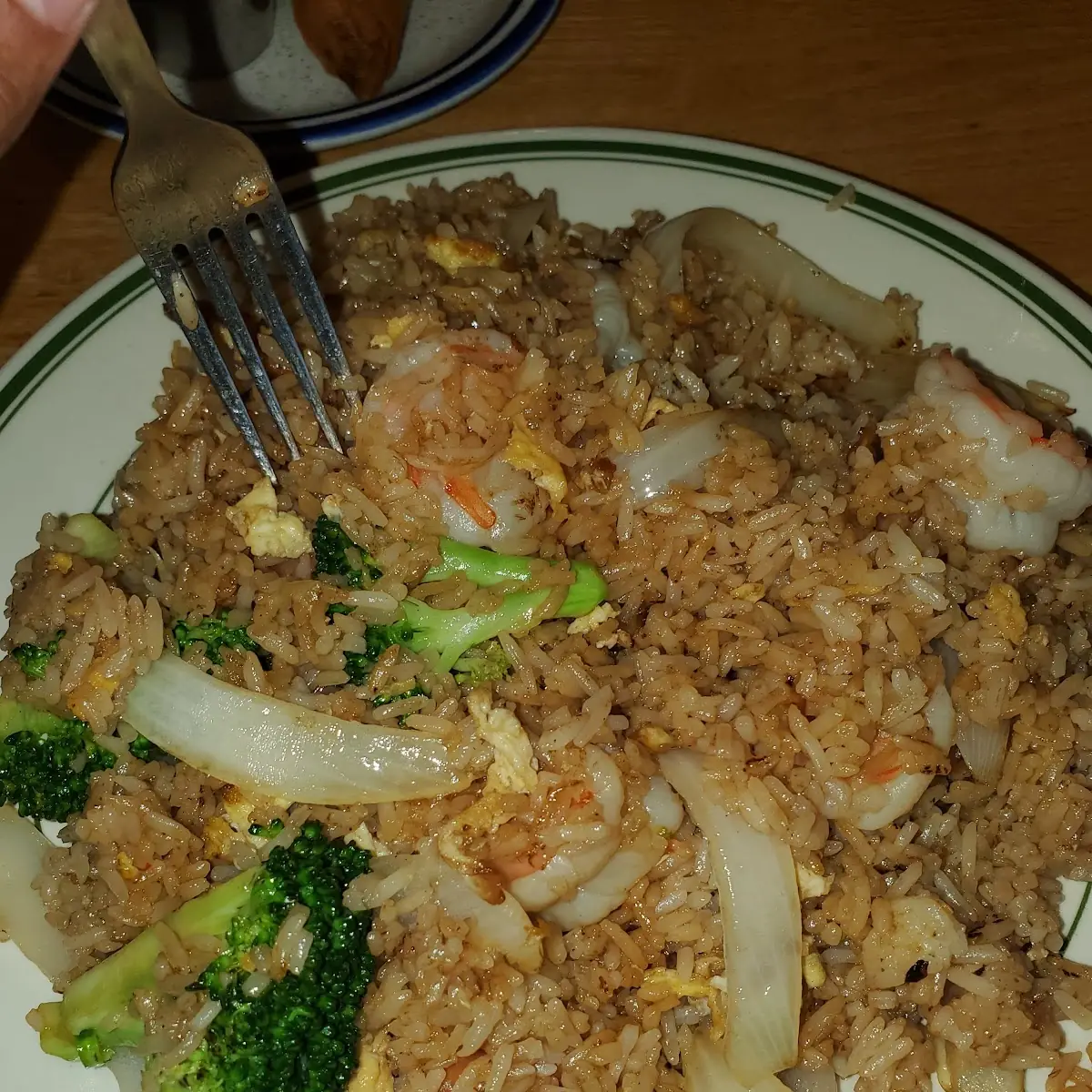 Combination Fried Rice Chicken Beef & Shrimp