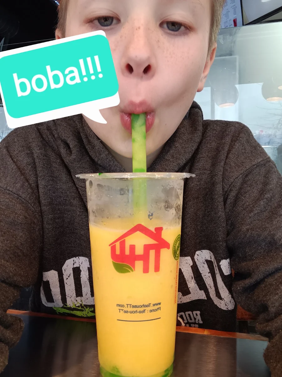 Mango Slush with Green Apple Gel