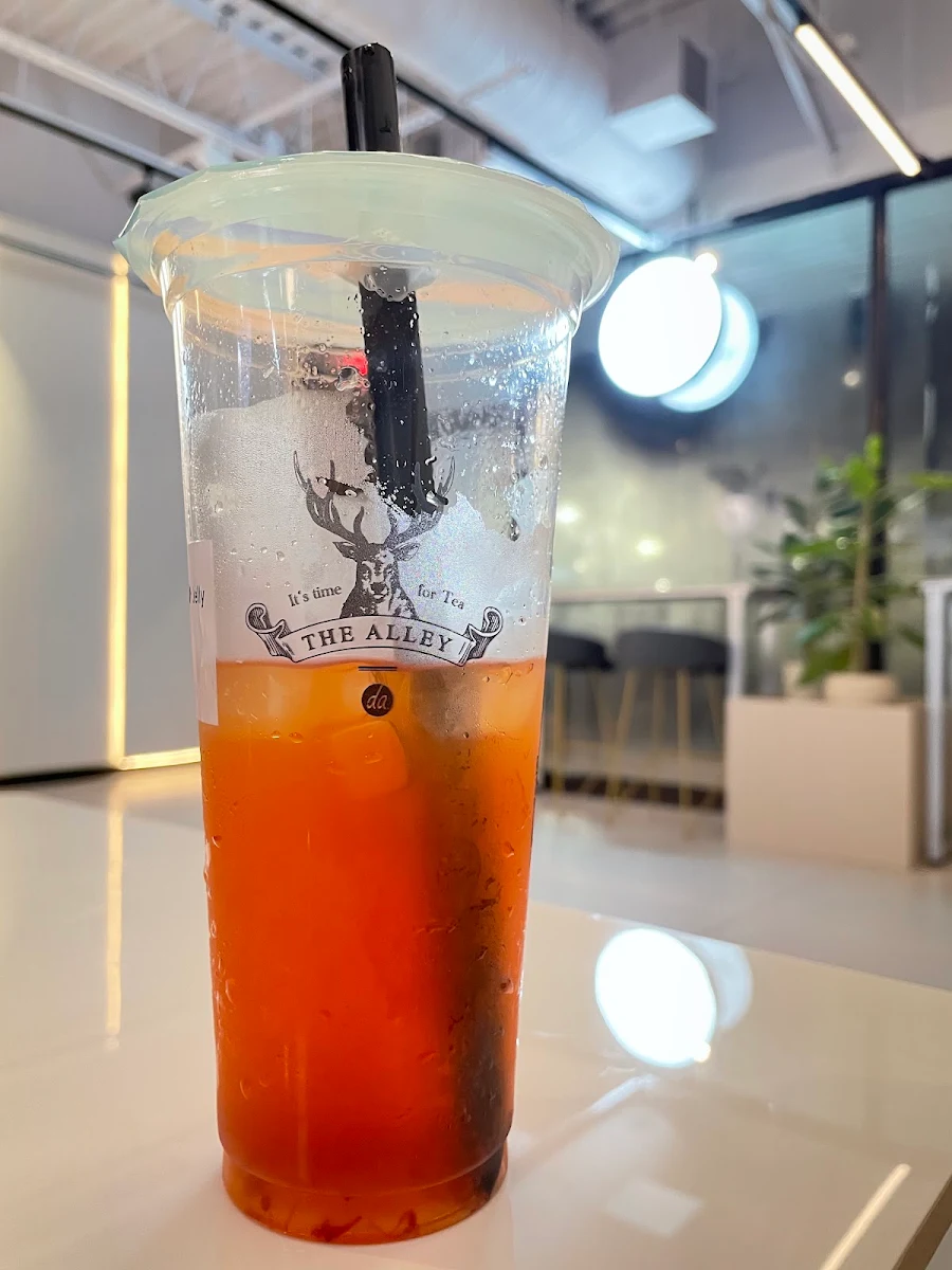 Strawberry Green Tea with Jelly