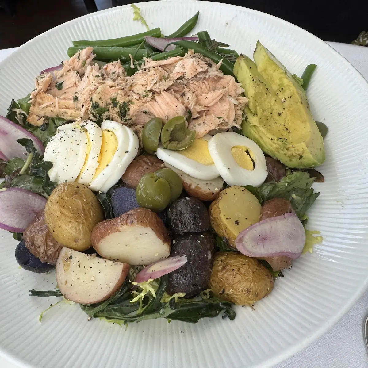 Nicoise Salad with Salmon