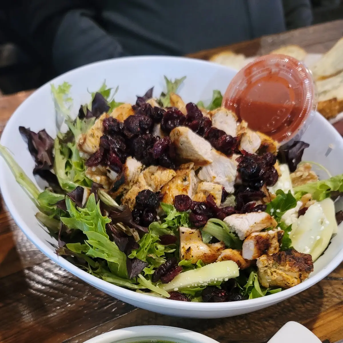 Apple Salad with Chicken & Tortellini Soup