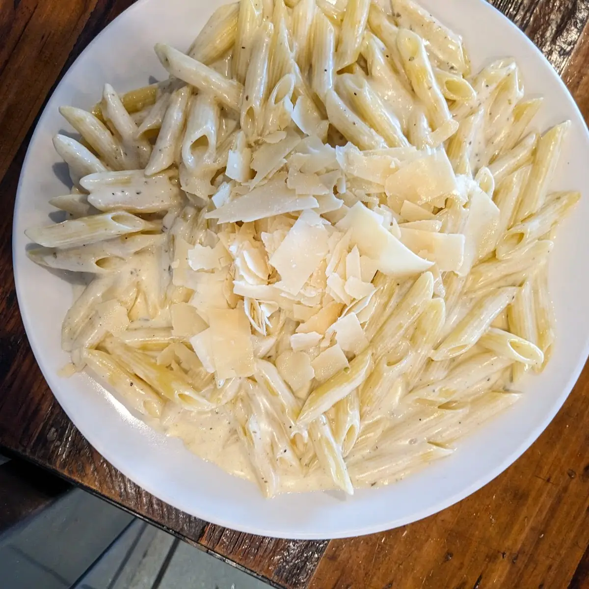 Penne Fettuccine Alfredo