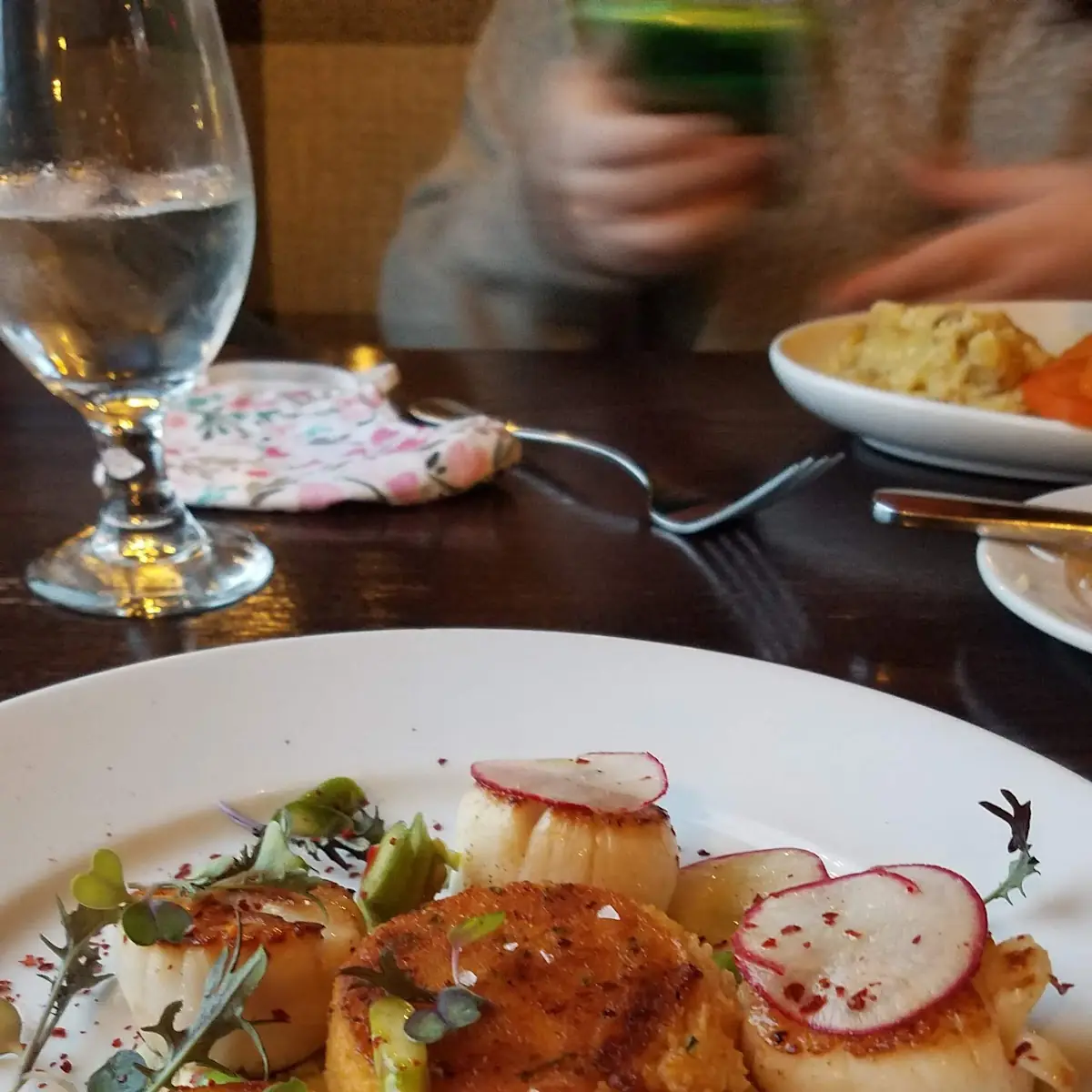 Wellfleet Clams and Seared Scallops