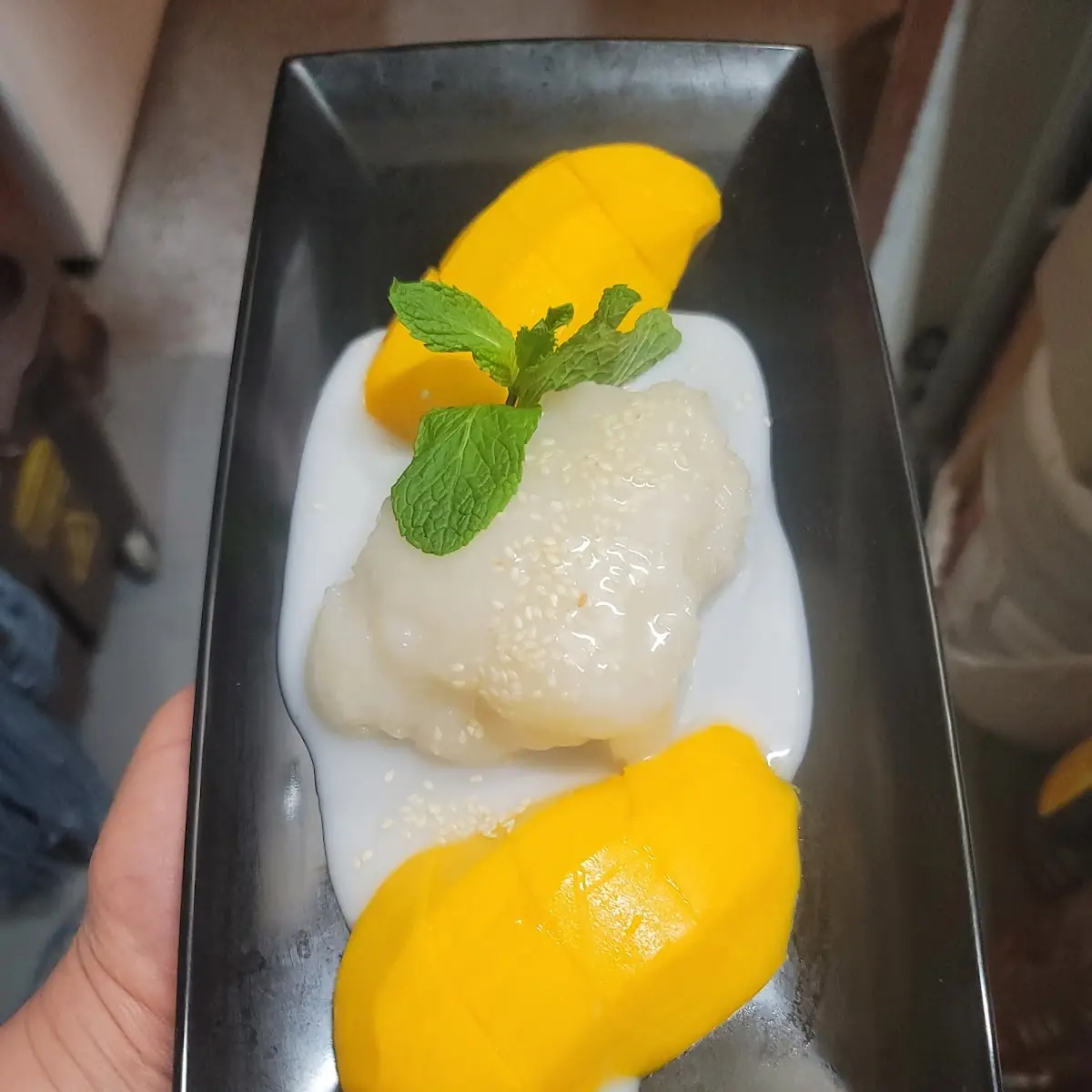 Rice Pudding with Taro