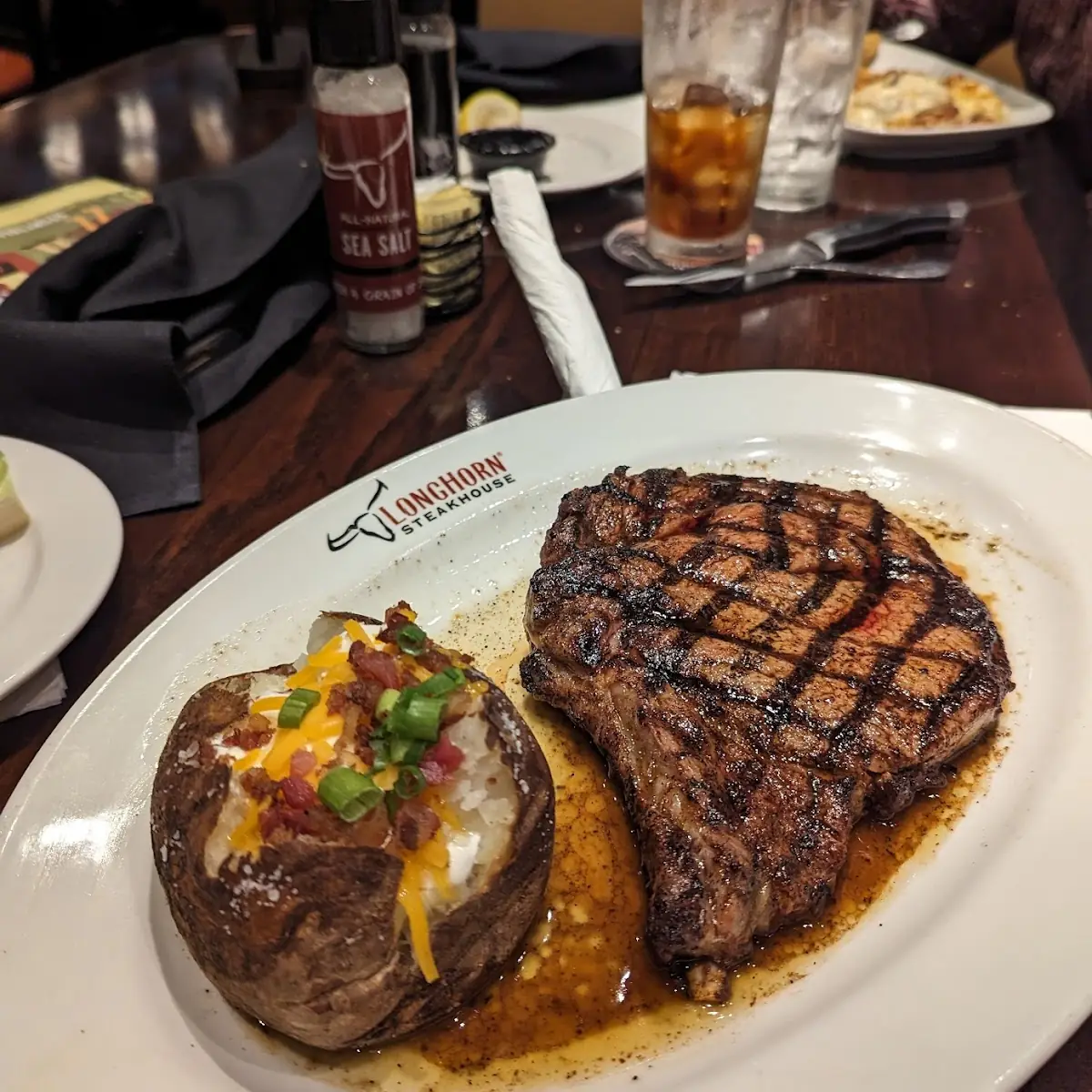 Ribeye Steak with Mashed Potatoes